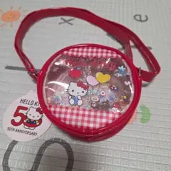 バースデイ　キティ タイニーチャム　ポシェット　赤 レッドのサムネイル