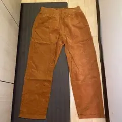 GU ブラウン チノパン ゴムウエスト