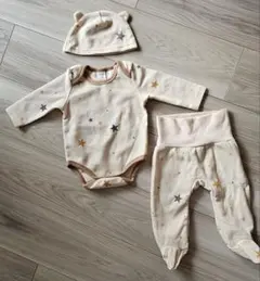 SHEIN ベビー 星柄ロンパースセット 1-3M