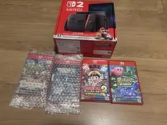 美品 2回ほど使用 Nintendo Switch2 本体 ソフト4本セット