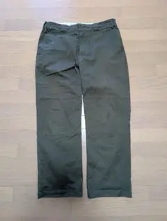 ディッキーズ ダブルニー ワークパンツ オリーブ Lサイズ