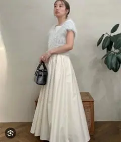 snidel ラメプルオーバーセットワンピース