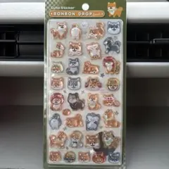 国内　正規品　ボンボンドロップシール　柴犬 和柄 新品未開封　シール