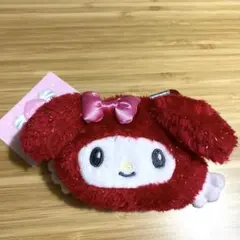 マイメロ　顔形ポーチ