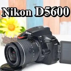 手振れ補正付✨Nikon D5600✨Wi-Fi転送&高画質✨ダブルレンズセット Wi-Fi転送&高画質✨Nikon D5600✨手振れ補正付✨レンズセット✨ Wi-Fi