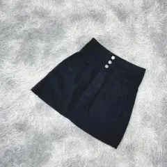 【良品】WEGO ミニタイトスカート デニム生地 綿100%(S)カジュアル