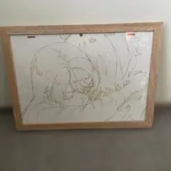 匿名配送 青春ブタ野郎シリーズ 梓川花楓 複製原画 A4サイズ 額縁付き