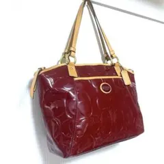 ボルドー トートバッグ