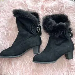 女児用ブーツ　20センチ　黒