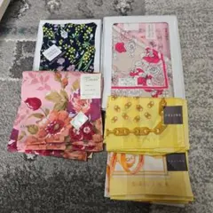 婦人ハンカチ　6枚セット＋おまけ7枚