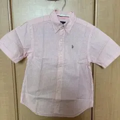 Ralph Lauren 半袖シャツ ストライプ 130cm シアサッカー