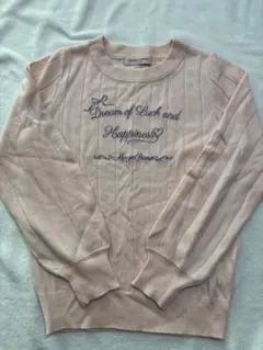 mezzo piano junior ピンクニット