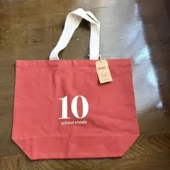 新品未使用 CLARINS × mary's meals 大きめトートバッグ 赤