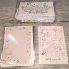 シークレット硬質カードケース　オーロラ　巾着　シール　ウィッシュミーメル　セリアのサムネイル