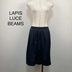 LAPIS LUCE BEAMS ブラック　スカート　36号　訳ありのサムネイル
