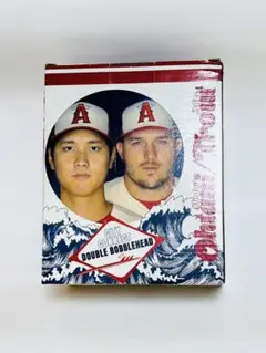 ロサンゼルス・エンゼルス 大谷翔平　　トラウト　ダブルバブルヘッド