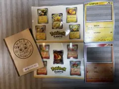 ポケパークカントー　ポケカ風フレーム　シールセット　博士の研究ノート