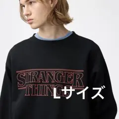 GU ストレンジャーシングス ヘビーウェイトスウェット　Lサイズ　黒