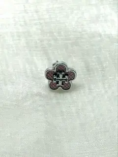 Tory Burch トリーバーチ キラフラワー 花型ピアス ピンク 片耳のみのサムネイル