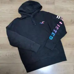 Hollister ブラック フード付きパーカー