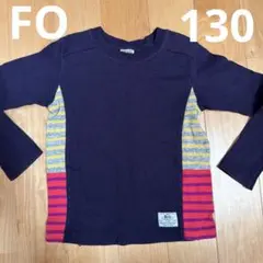 FOキッズ　130 ネイビーロンT