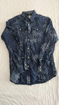 G-STAR RAW ネイビー デニムシャツ