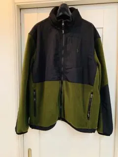 Polo Ralph Lauren フリースジャケット オリーブ×ブラック
