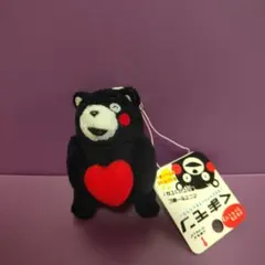 くまモン　ぶるぶるストラップ　ハート