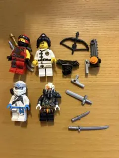 レゴ　正規品　ニンジャゴー　ミニフィグ　まとめ売り　武器　ニャー　ゼンなど
