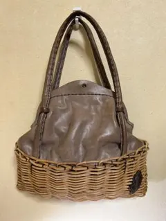 新品✨ebagos エバゴス ショルダーウォレット かごバッグ ブラック 黒
