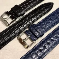 アップルウォッチ用/クロコダイルレザーバンド 2色あり