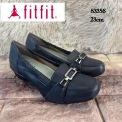 フィットフィット コンフォート イタリアンストレッチレザーモカバレエ 23cm