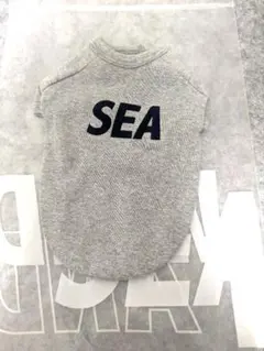 WIND AND SEA グレー 犬服 S WIND AND SEA（ウィンダンシー） 犬 服 DOG SEA PATCH SWEATER