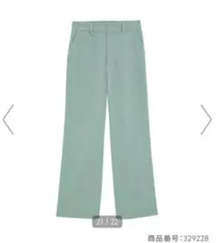 ジーユー ライト コーデュロイ ストレート パンツ