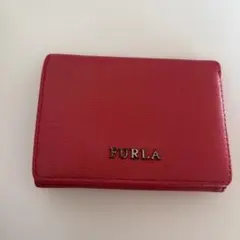FURLA 赤 三つ折り財布