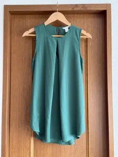 H&M ノースリーブ チュニック グリーンのサムネイル