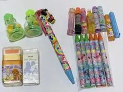 カラフル文房具セット　平成レトロ