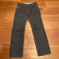 ダークグレー ストレートレッグ チノパン INTERMEZZO