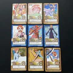 ワンピース カードダス ナミ　ビビ　ロビン カードダスセット 16枚セット 旧裏 ワンピース カードダス ロビン ナミ b - メルカリ