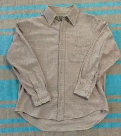 AIGLE 　長袖シャツ　ネルシャツ　 Mサイズ　90s　ビンテージ