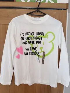 Zara カラフルグラフィック長袖Tシャツ 10サイズ