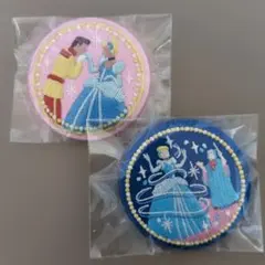 ディズニー 刺繍缶バッジ シンデレラ