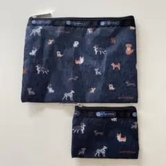 BAILA 2026年4月号 レスポートサック ワンコ柄　犬柄　ポーチセット