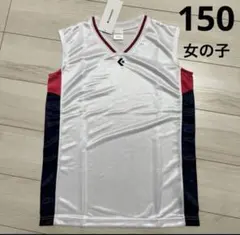 新品　コンバース　タンクトップ　ミニバス　150 女の子　レッド／ネイビーのサムネイル