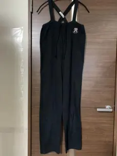 Chacott 150cm黒 ウォームアップ オーバーオール