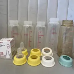 pigeon 哺乳瓶 240ml 200ml本セット Lタイプ乳首2個未使用品