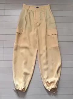 Hbeautyandyouth ＜H＞アセテートサテンミリタリーパン