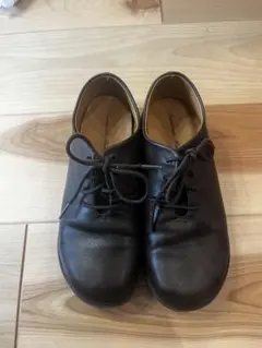 サマンサモスモス　ブラウン　オブリークトゥレースアップシューズ