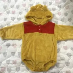 《未使用》プーさん コスプレ ロンパース もこもこ ハロウィン ベビー