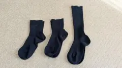 スクール　ソックス　靴下　3足　女子用　23..0